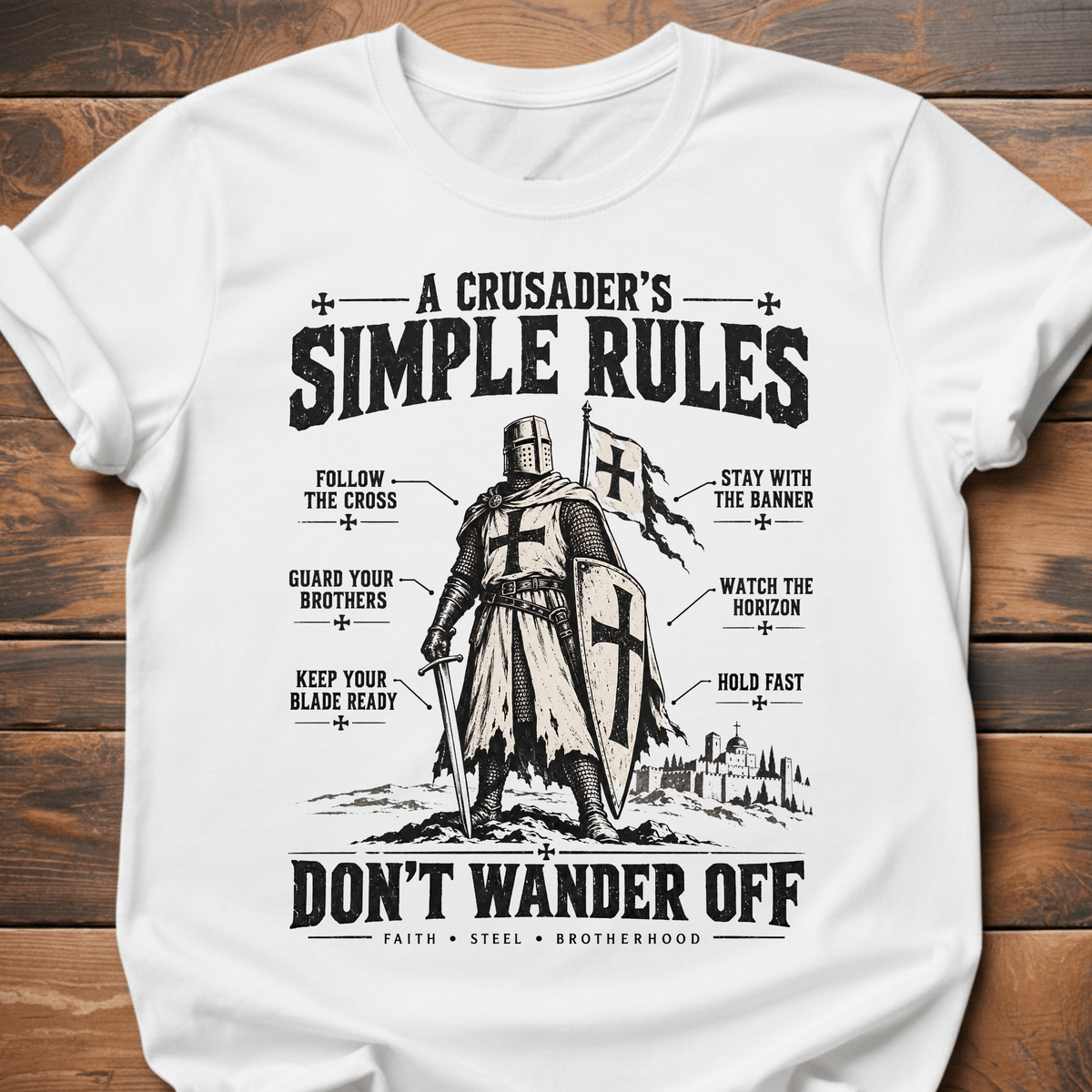 The Crusaders Simple Rules T-Shirt