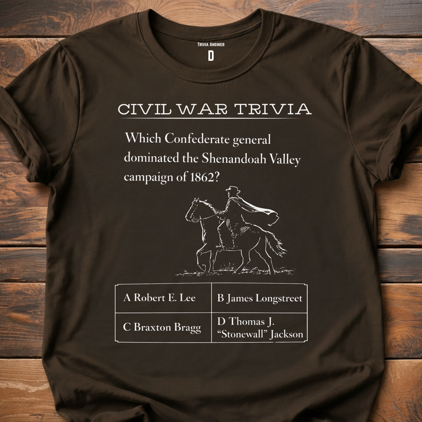 Civil War Trivia Shenandoa Valley T-Shirt
