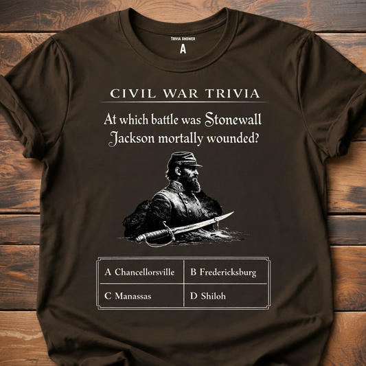 Civil War Stonewall Jackson T-Shirt