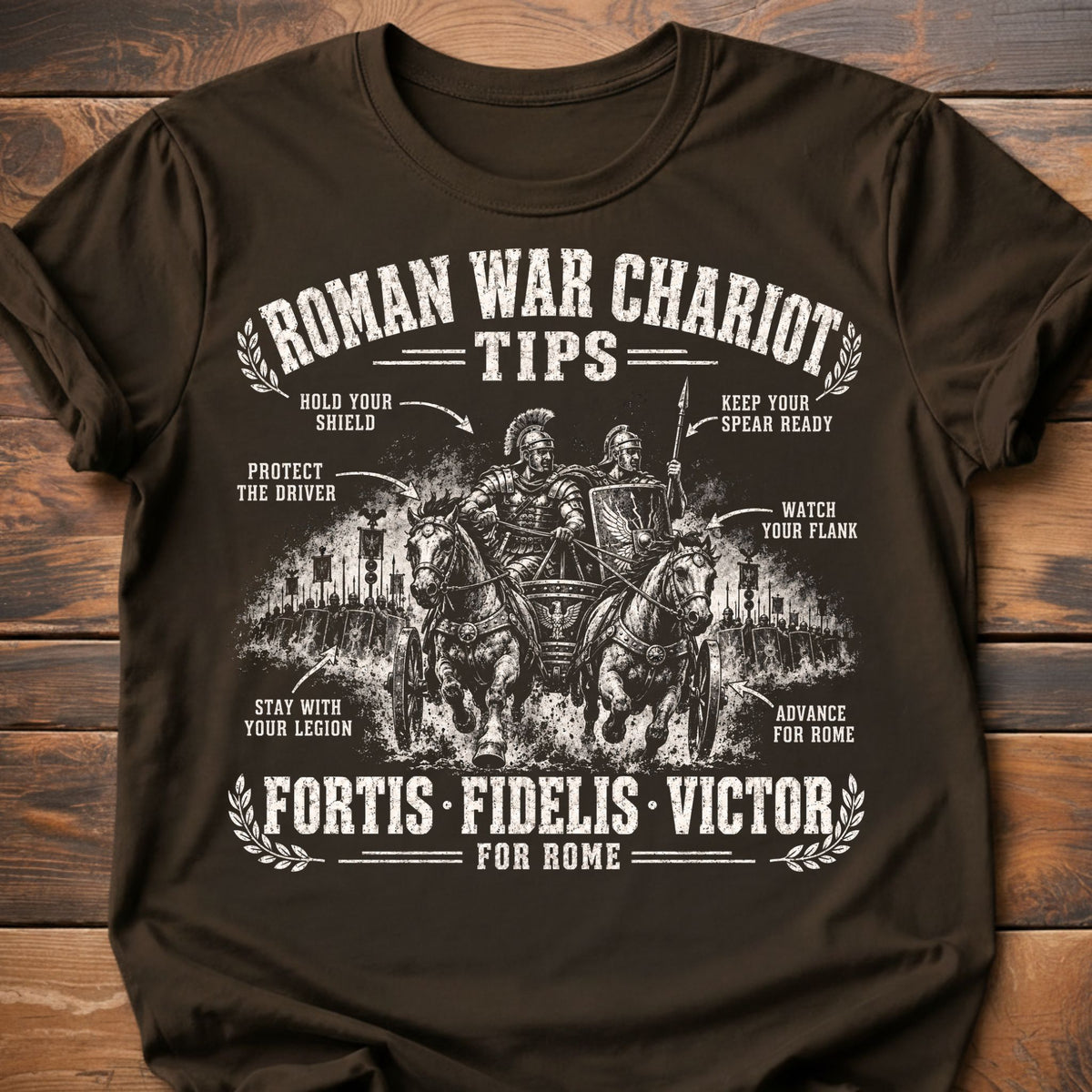 Roman War Chariot Tips T-Shirt