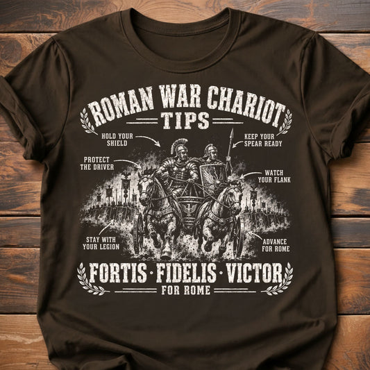 Roman War Chariot Tips T-Shirt