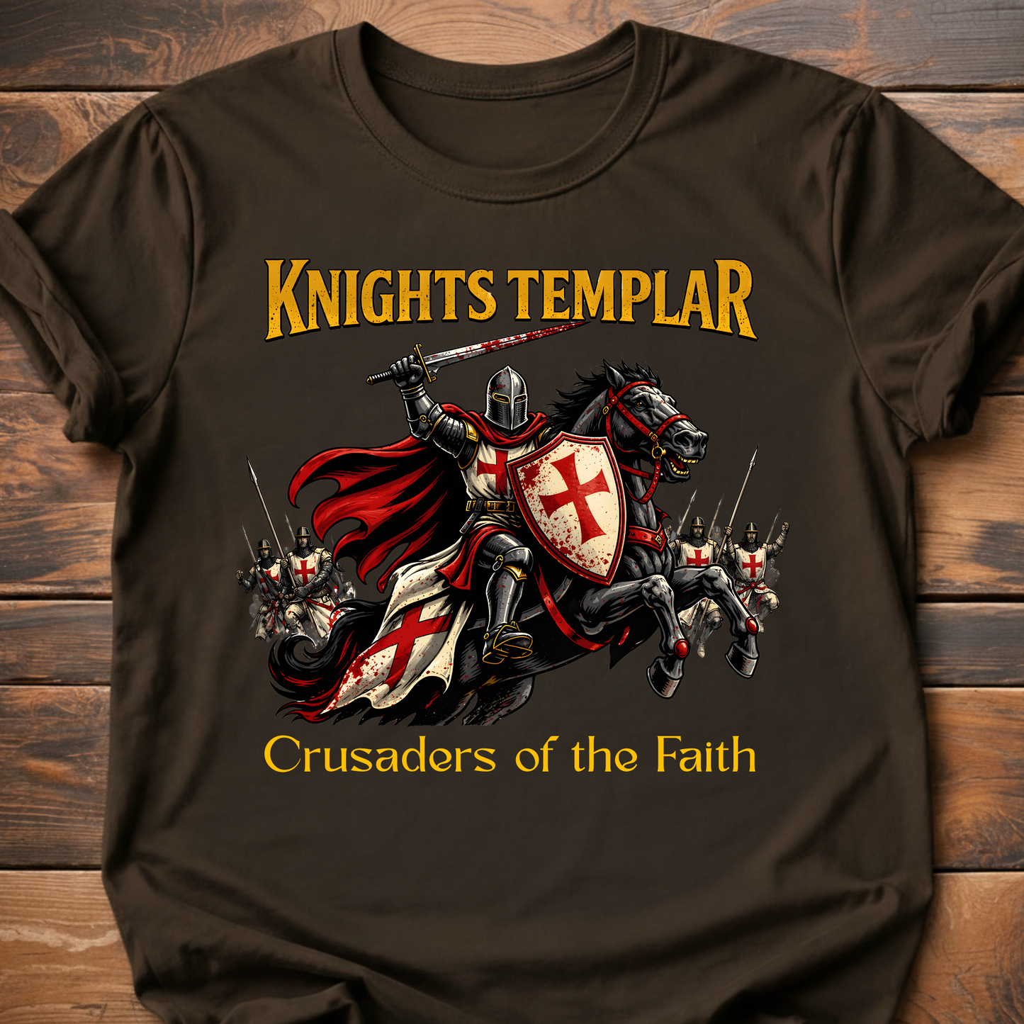 Templar Crusaders of Faith T-Shirt