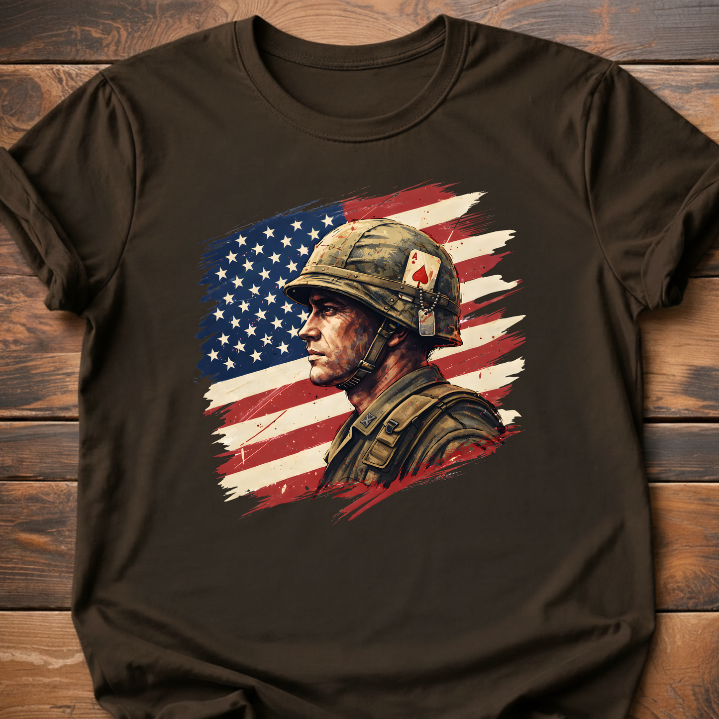 Vietnam Soldier Flag T-Shirt