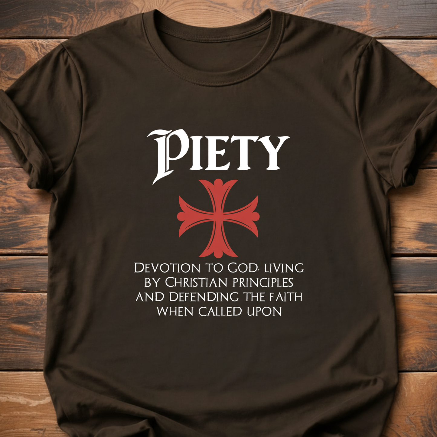 Virtues of Chivalry Piety T-Shirt