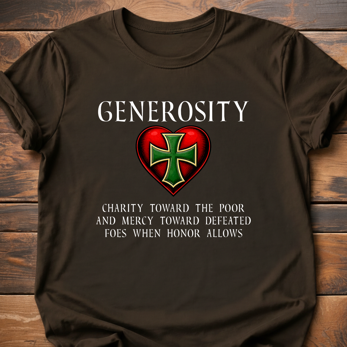 Virtues of Chivalry Generosity T-Shirt