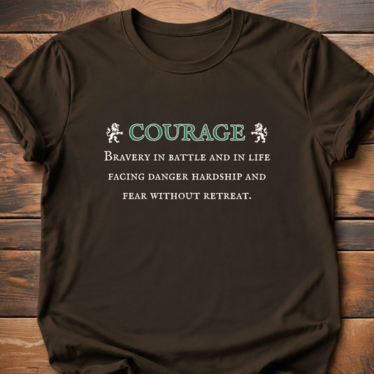 Virtues of Chivalry Courage T-Shirt