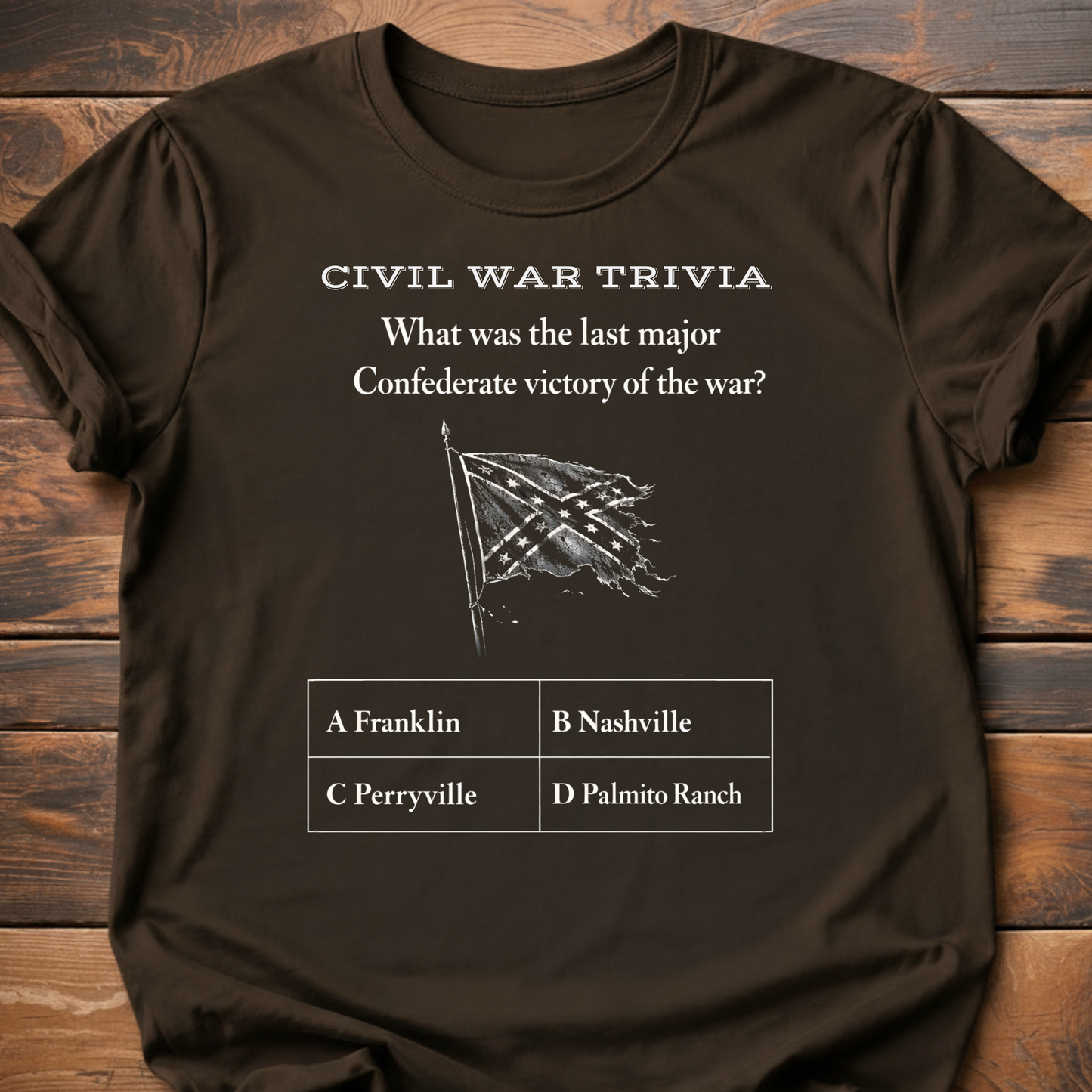 Civil War Trivia Confederate Victory T-Shirt