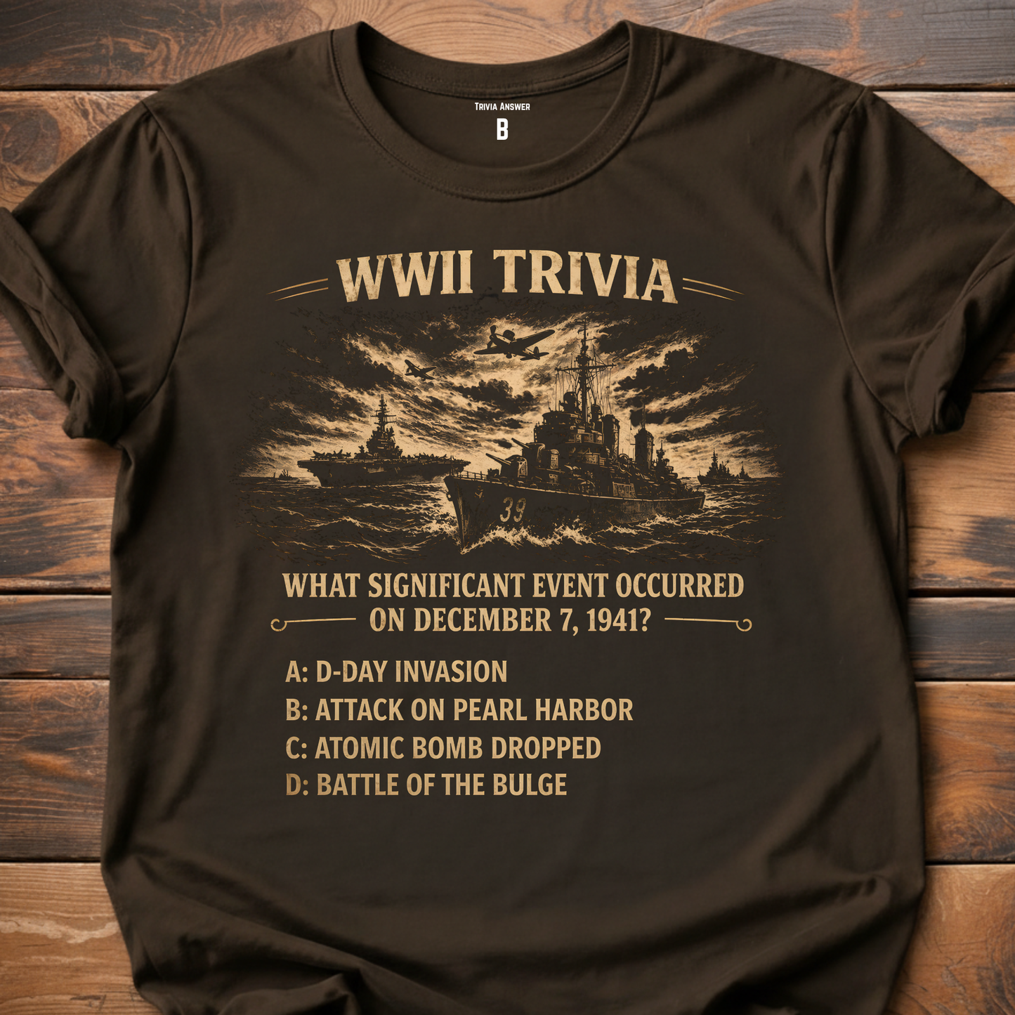 WW2 Trivia December 7 T-Shirt