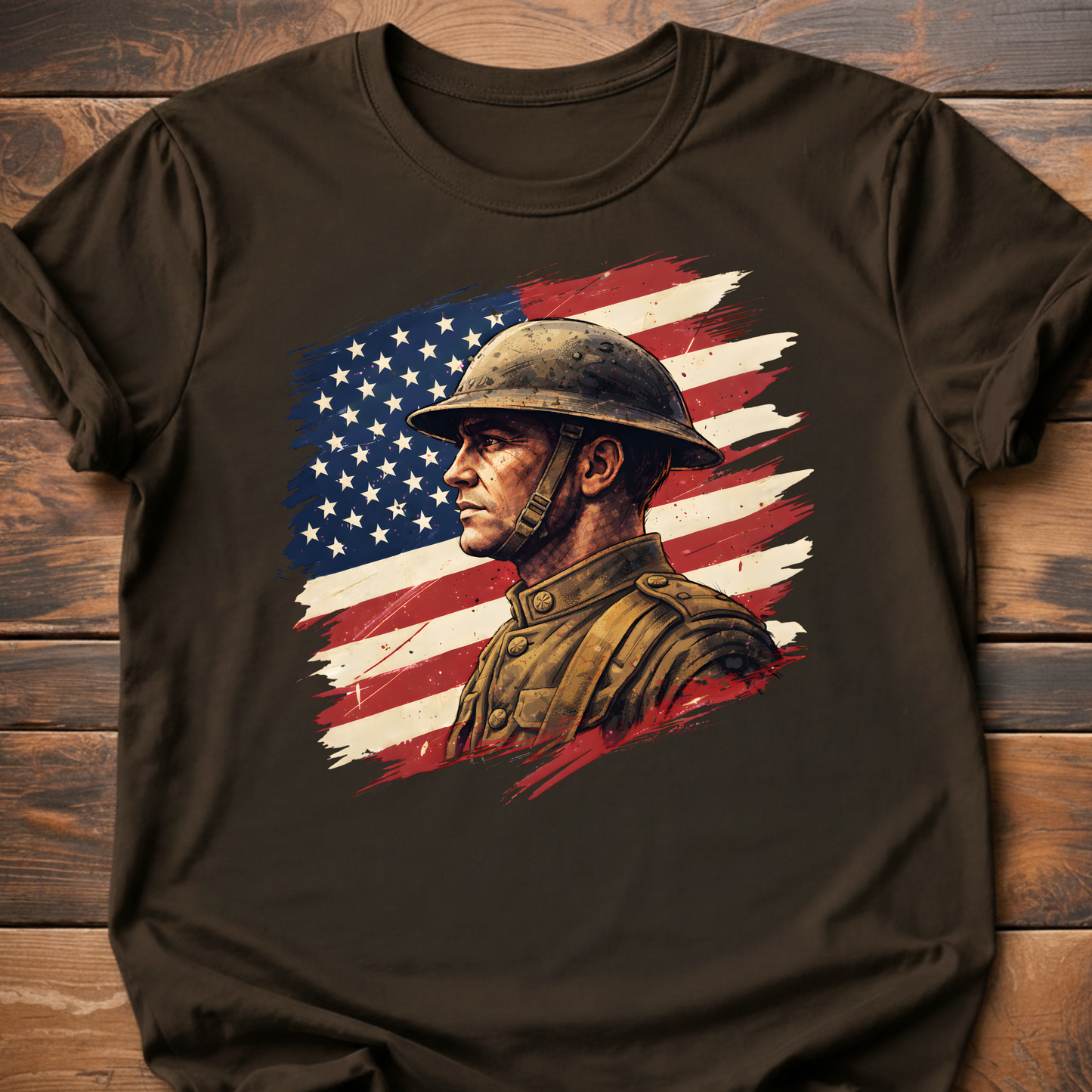WWI US Soldier Flag T-Shirt