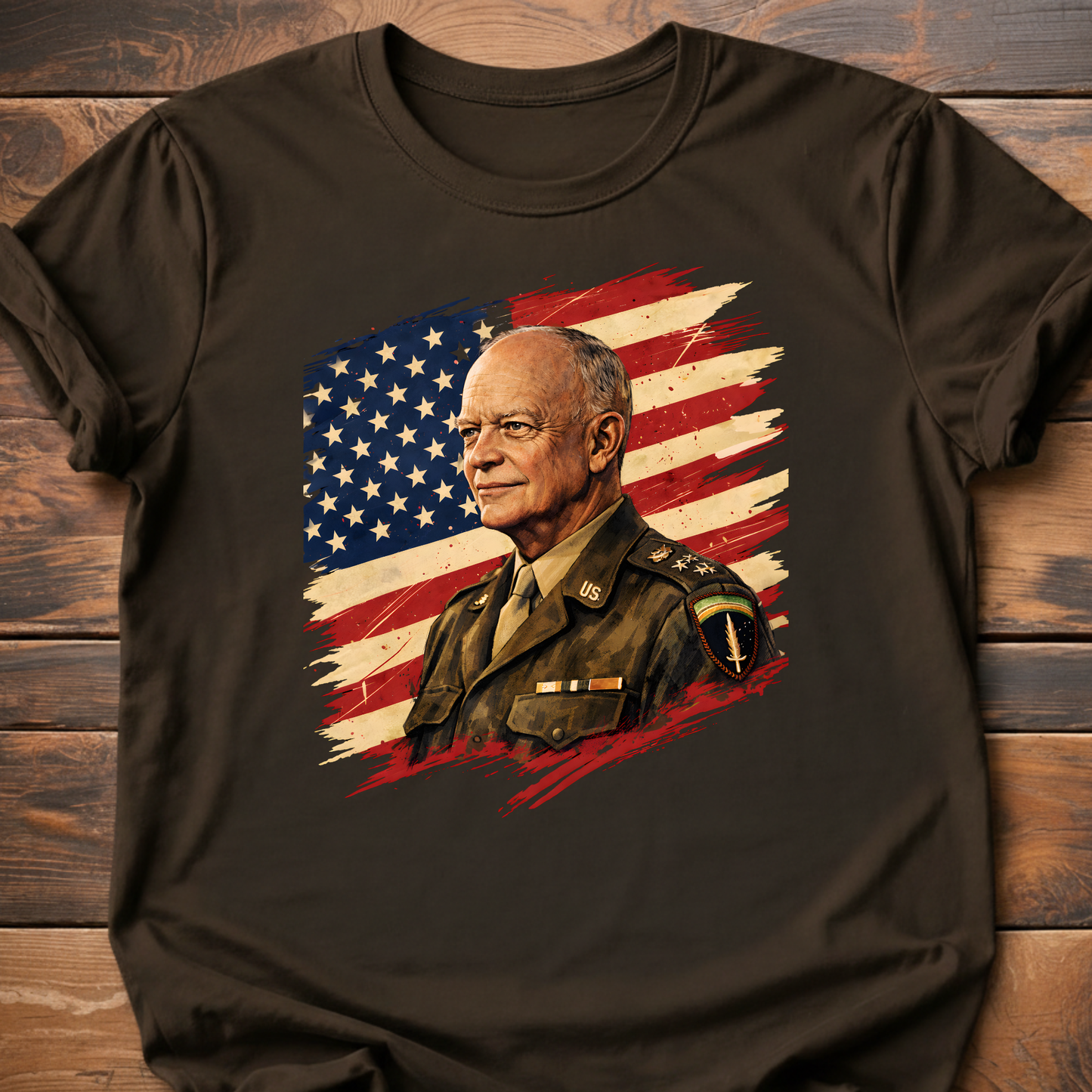 General Eisenhower Flag T-Shirt