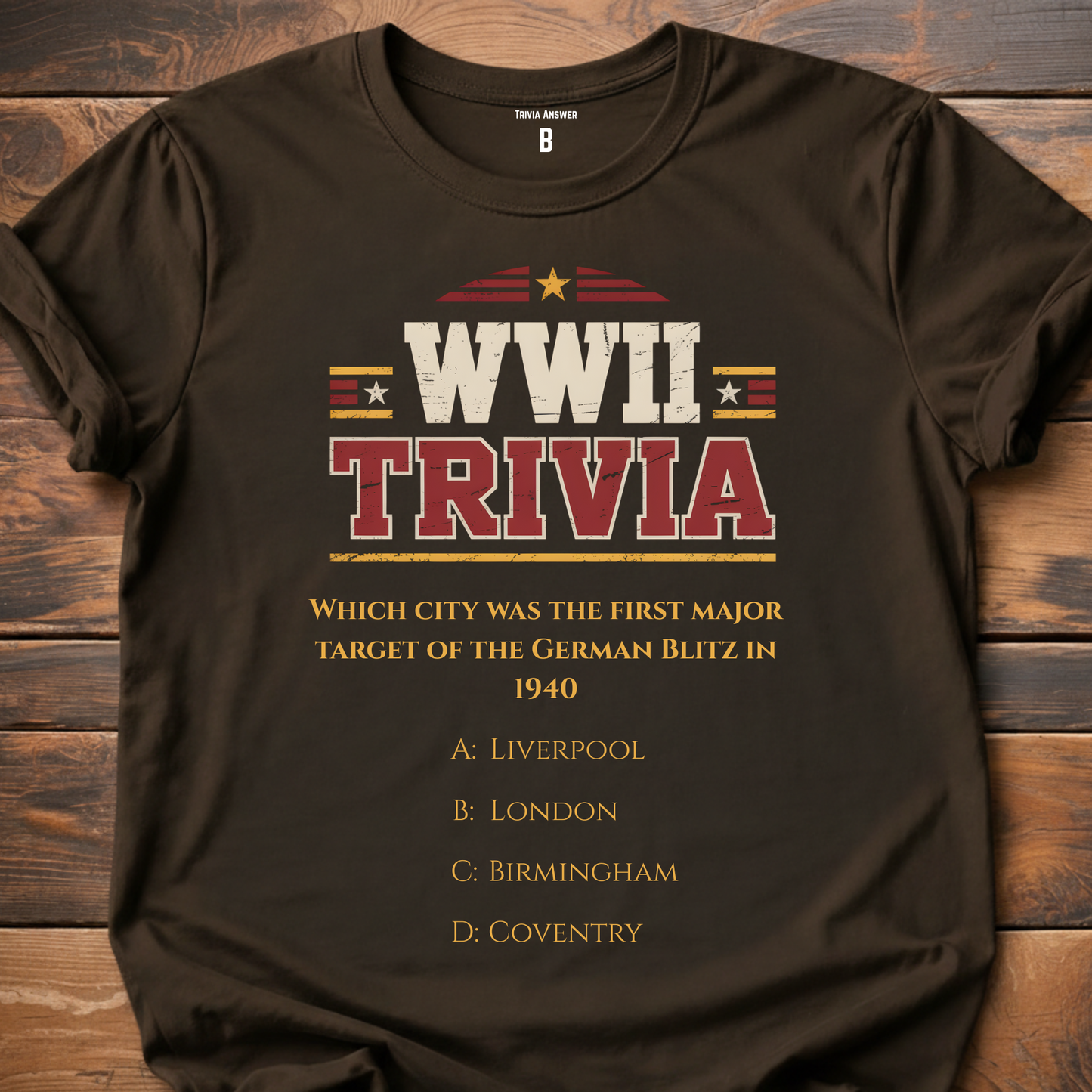 WWII Blitz TriviaT-Shirt
