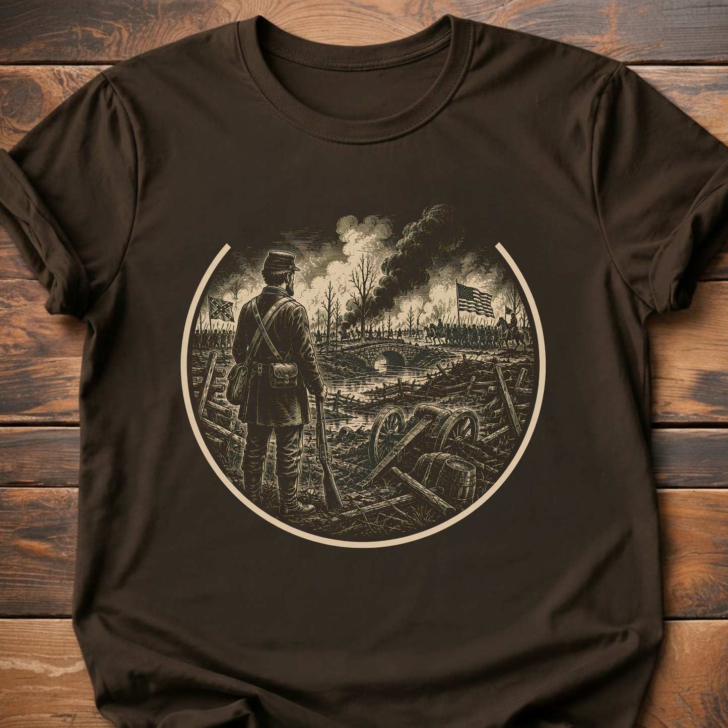 Fields of Valor Civil War T-Shirt