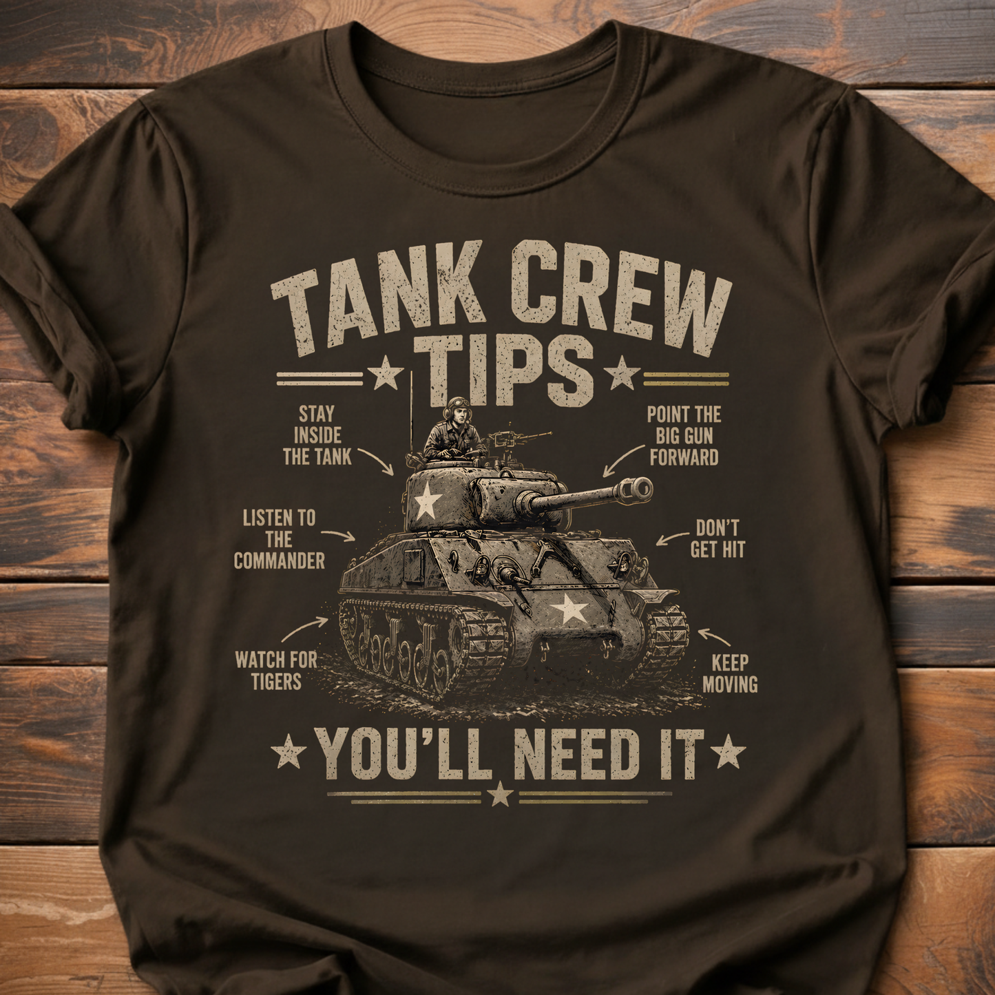 Tank Crew Tips T-Shirt