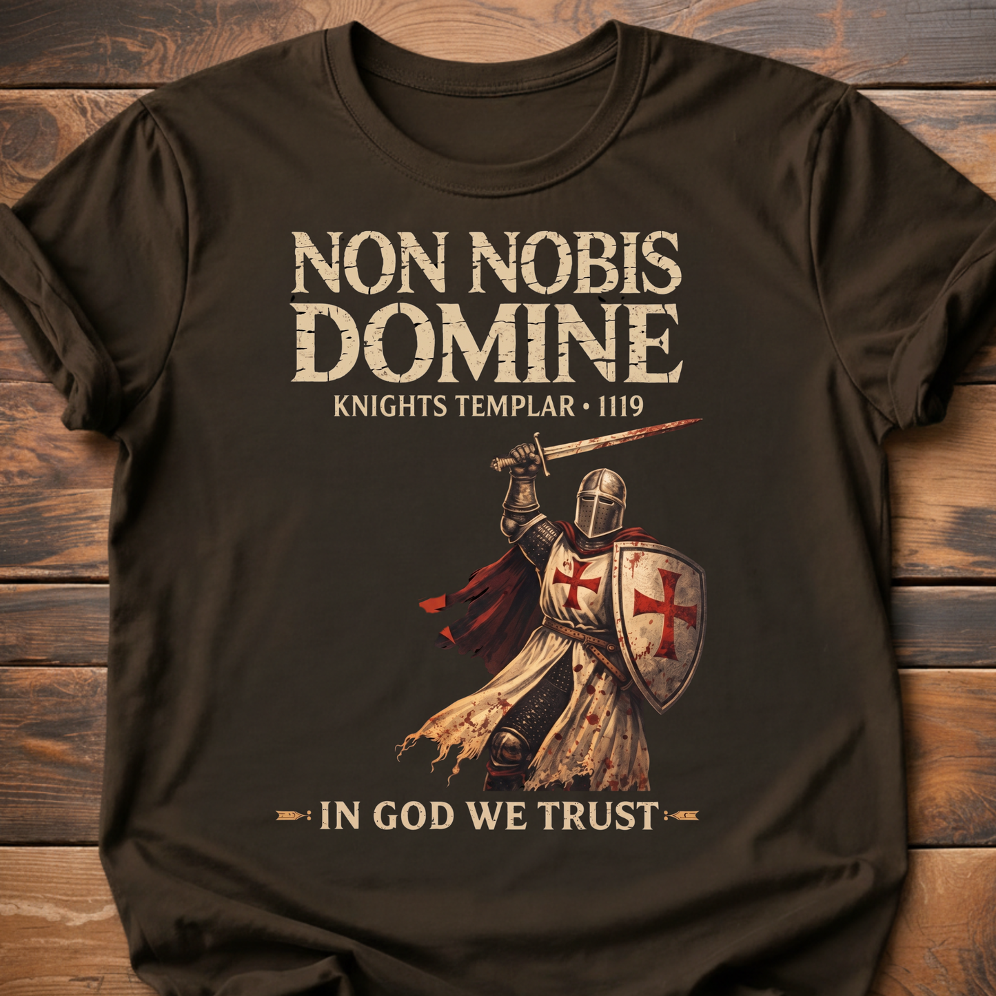 Templar In God We Trust T-Shirt