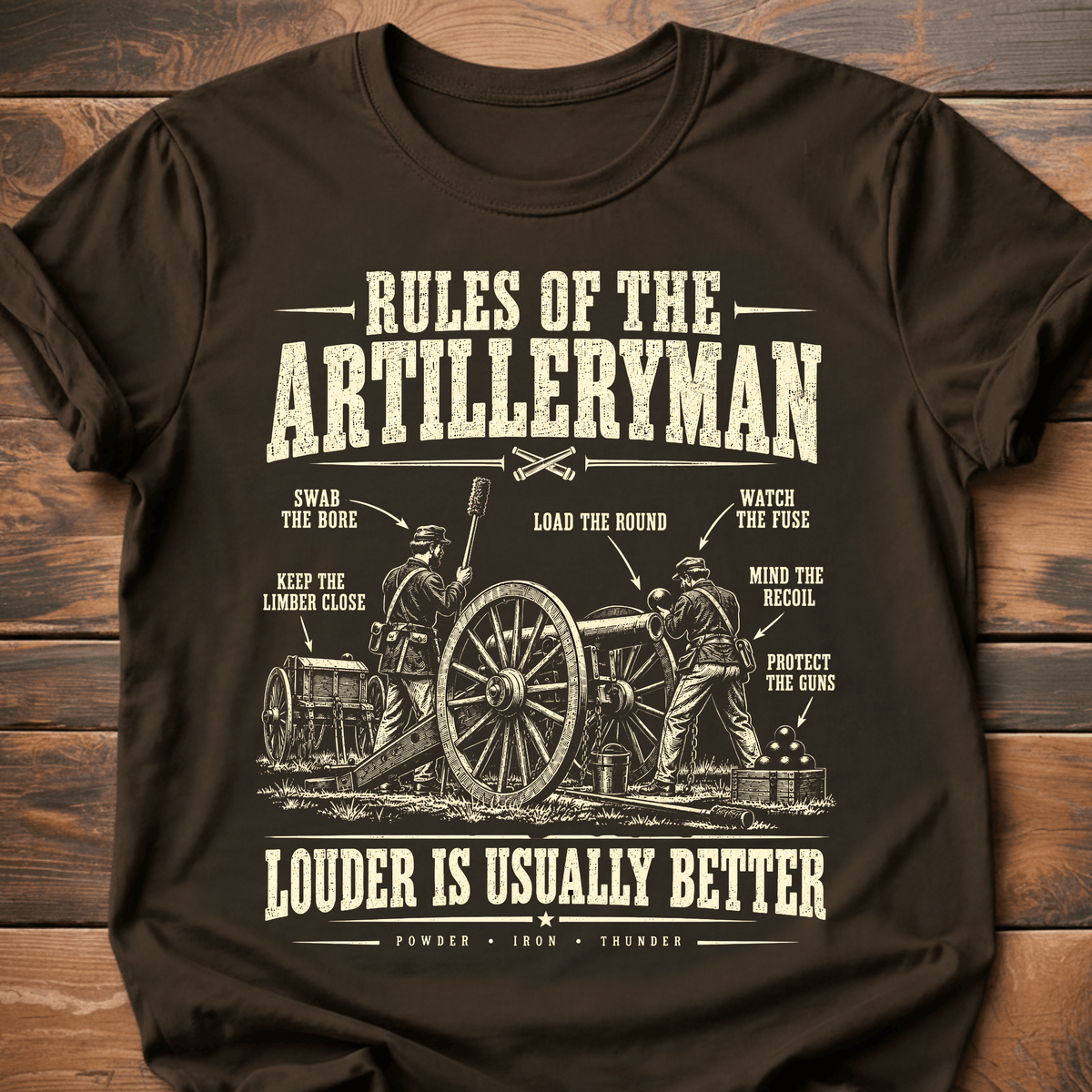 Rules of the Artilleryman T-Shirt
