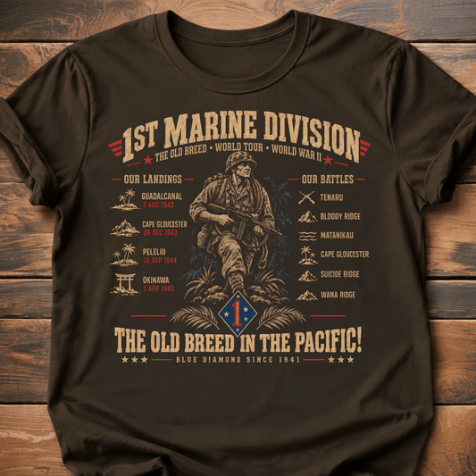 1st Marine Division T-Shirt