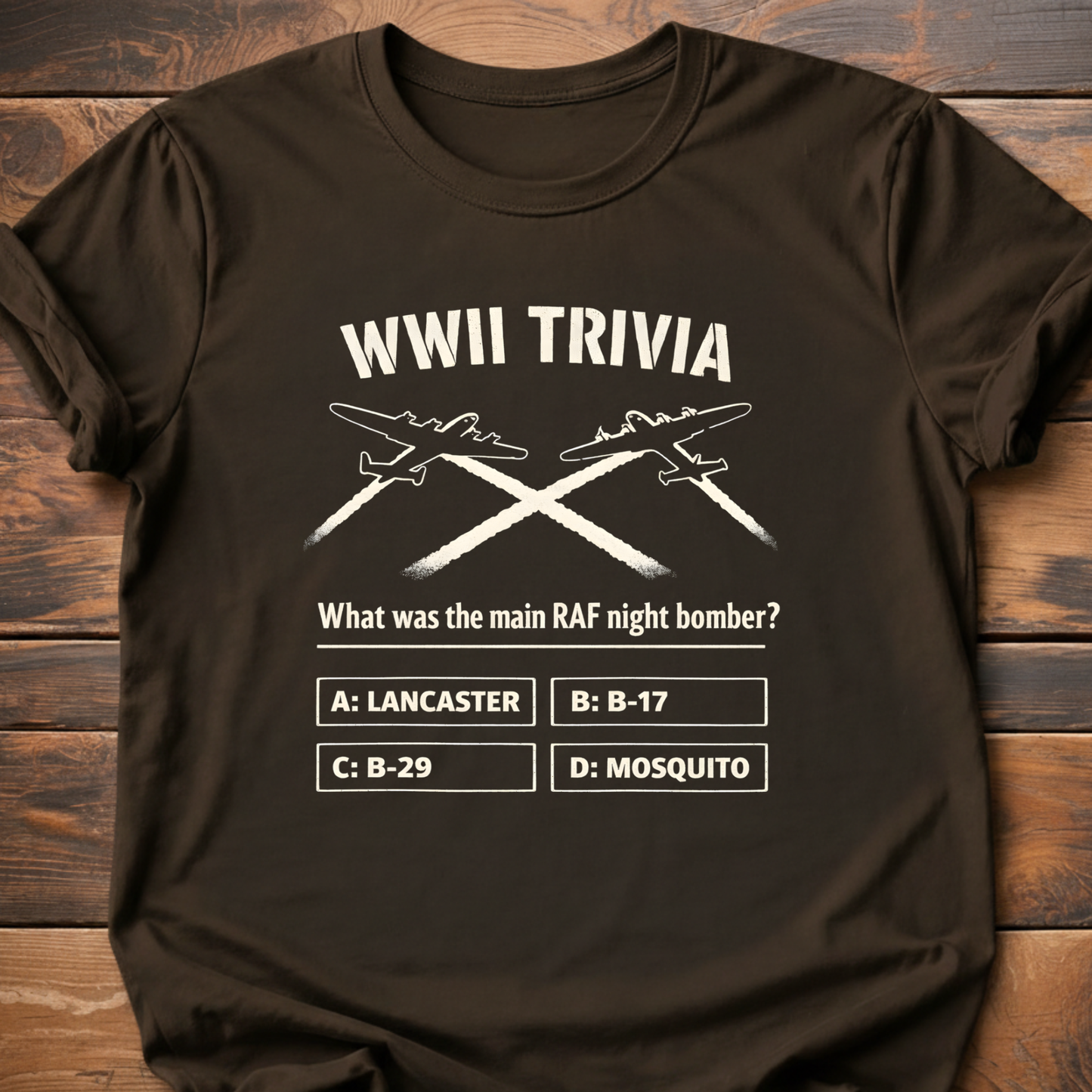 WWII Trivia RAF Question T-Shirt