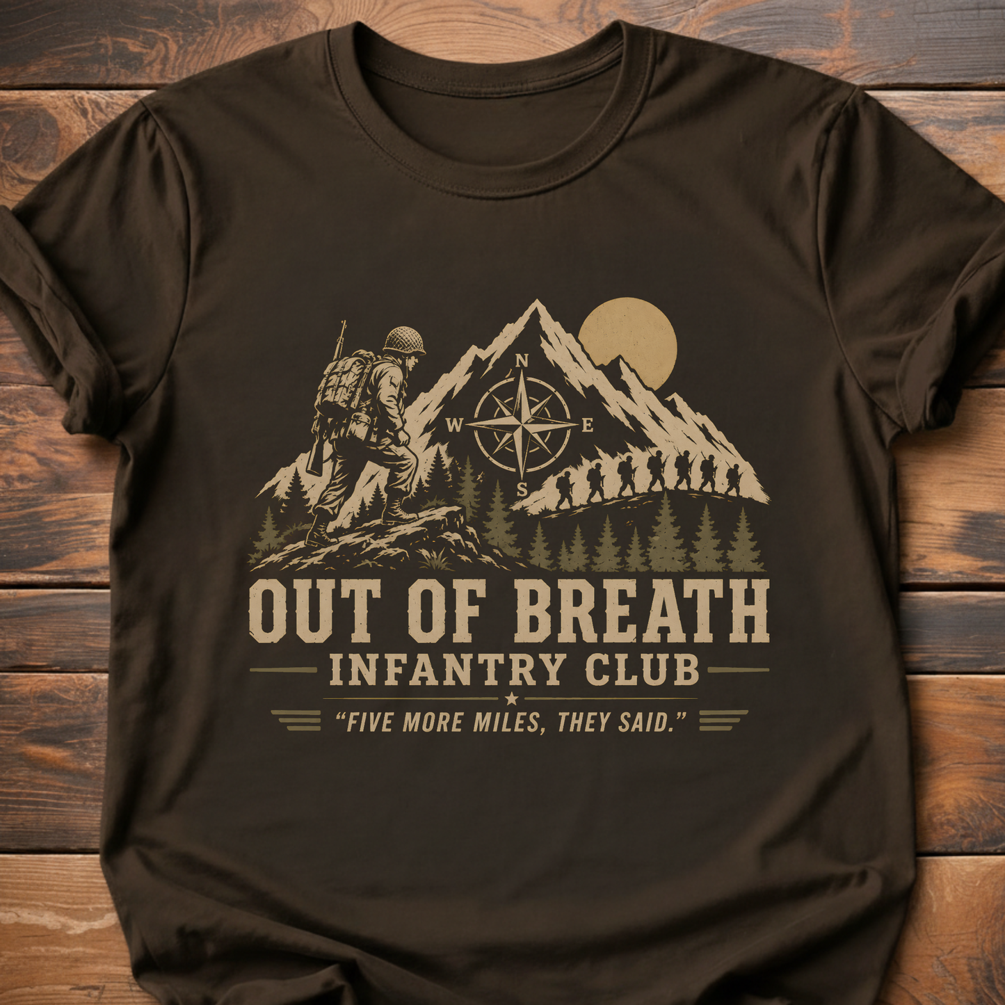 Out of Breath Infantry Club T-Shirt