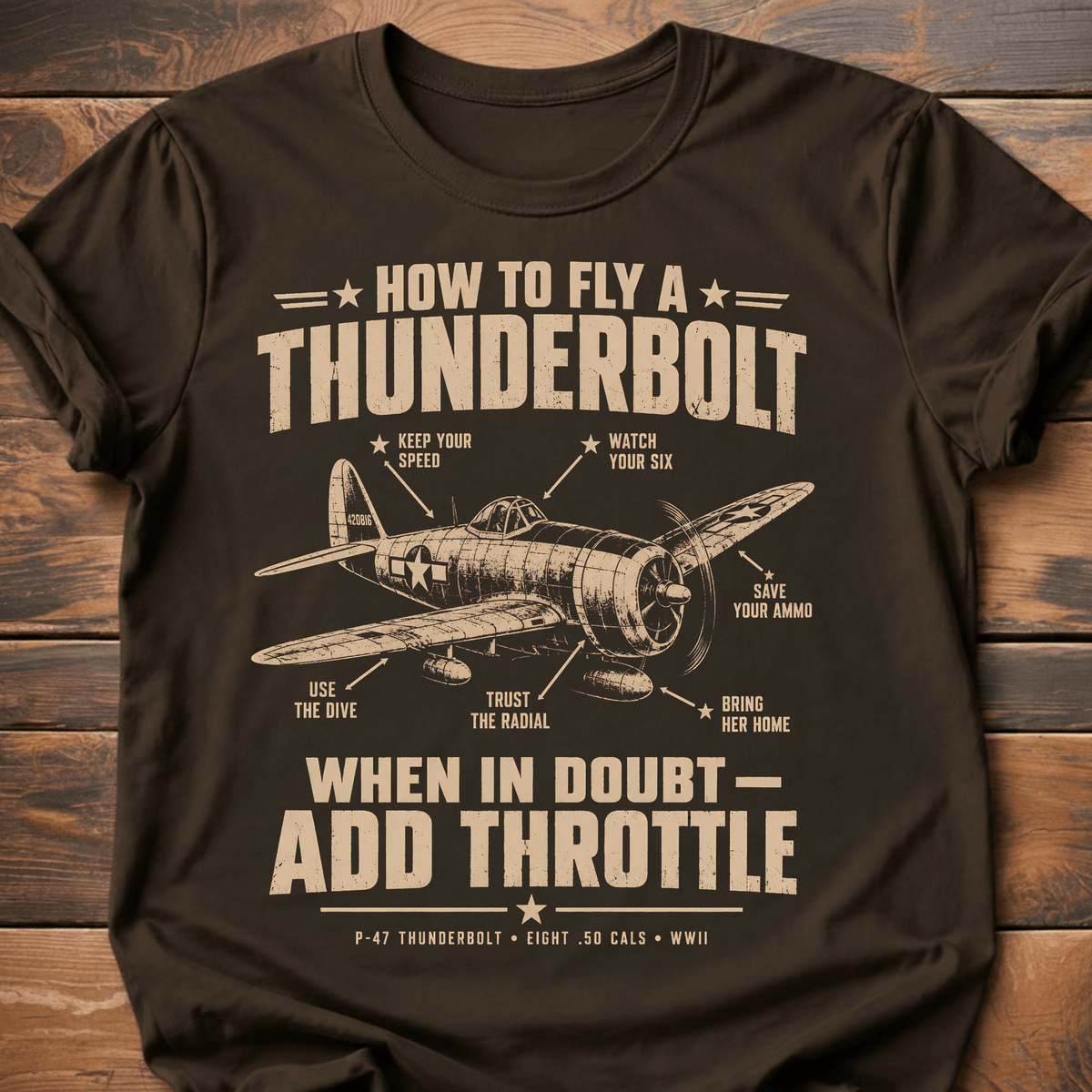 How To Fly A Thunderbolt T-Shirt