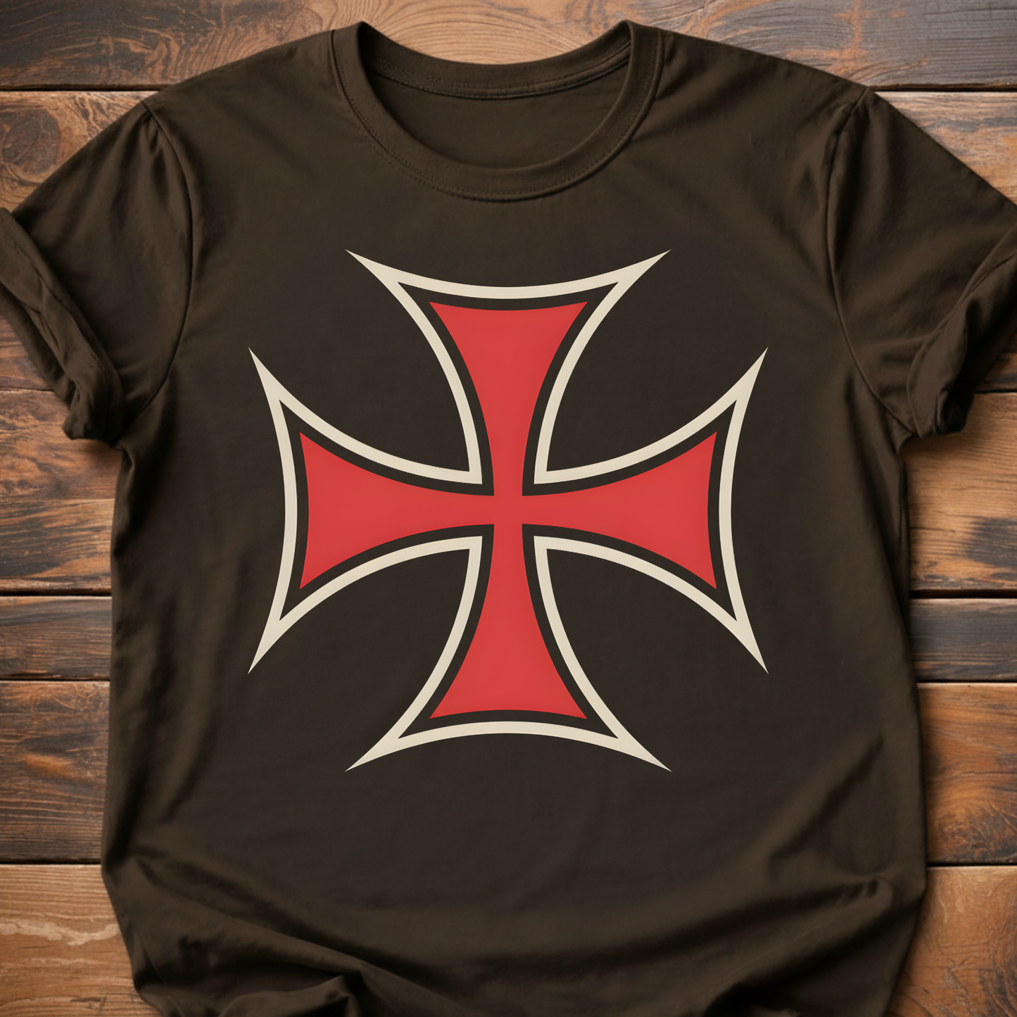 Templar Cross Graphic T-Shirt