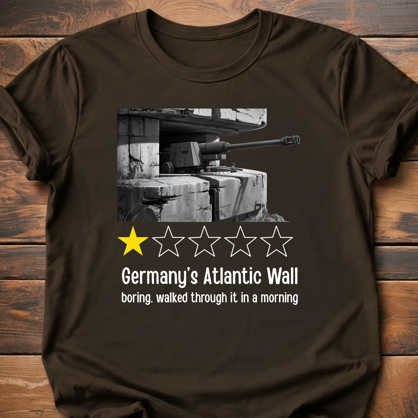Atlantic Wall Funny T-Shirt