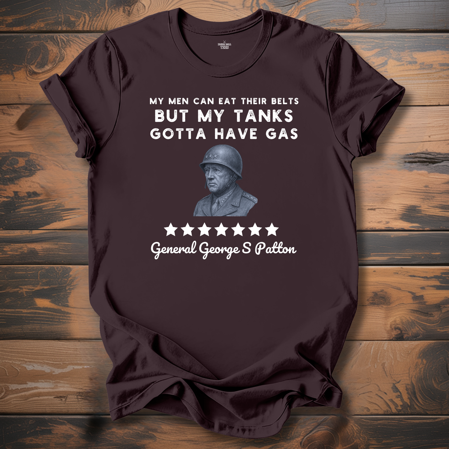 Patton Eat Their Belts Graphic T-Shirt