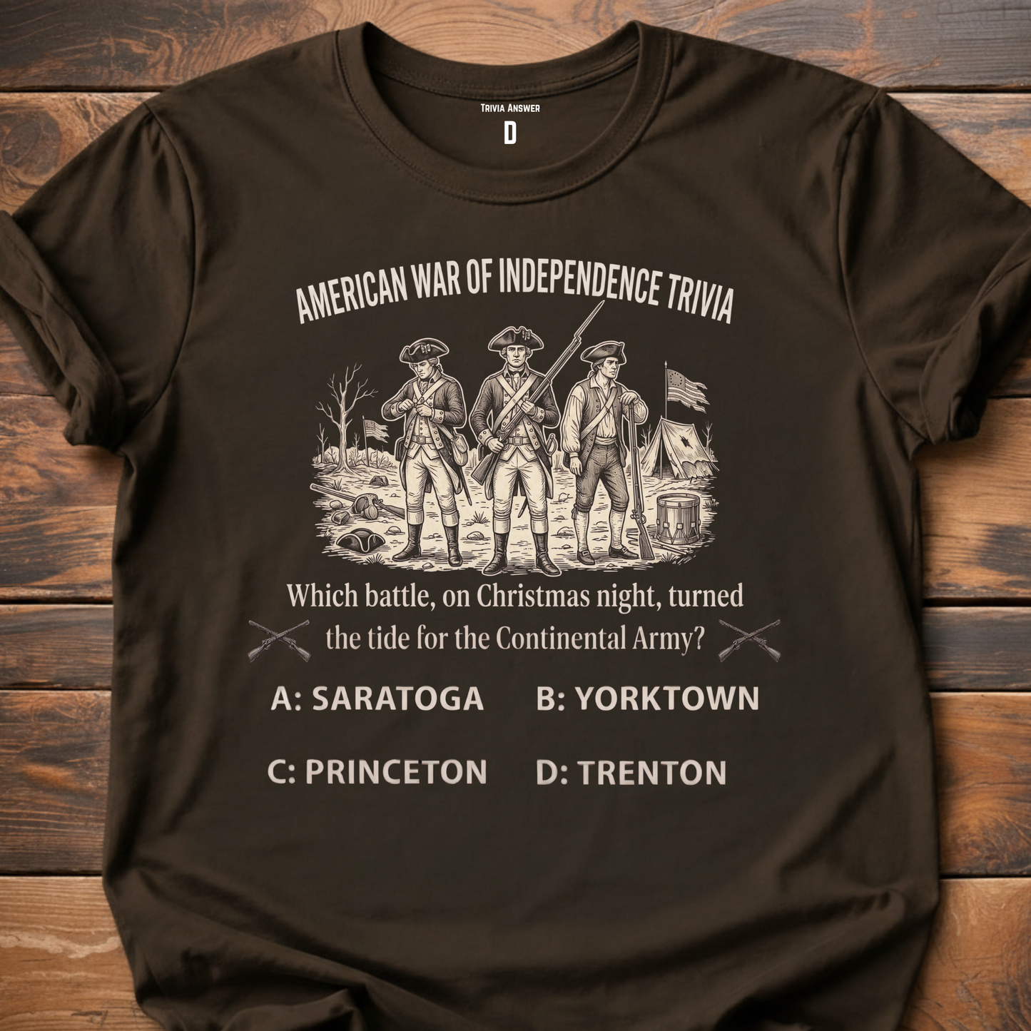 War Of Independence Battle Trivia T-Shirt