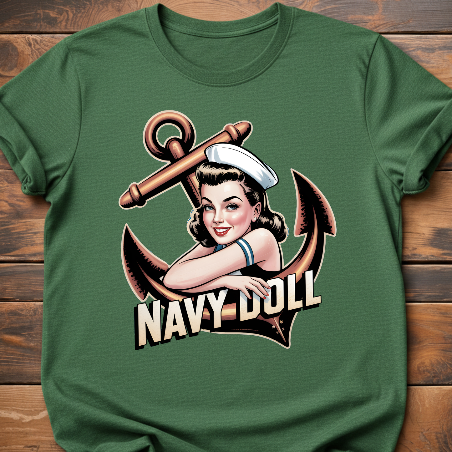 Navy Doll T-Shirt