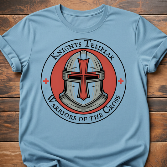 Knights Templar Helmet Graphic T-Shirt