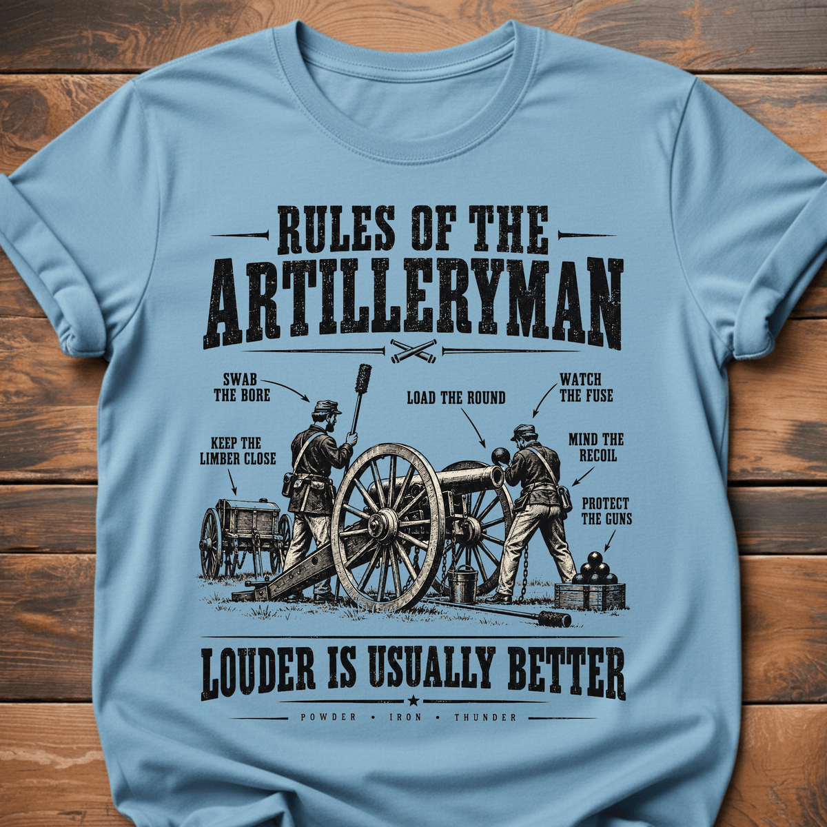 Rules of the Artilleryman T-Shirt