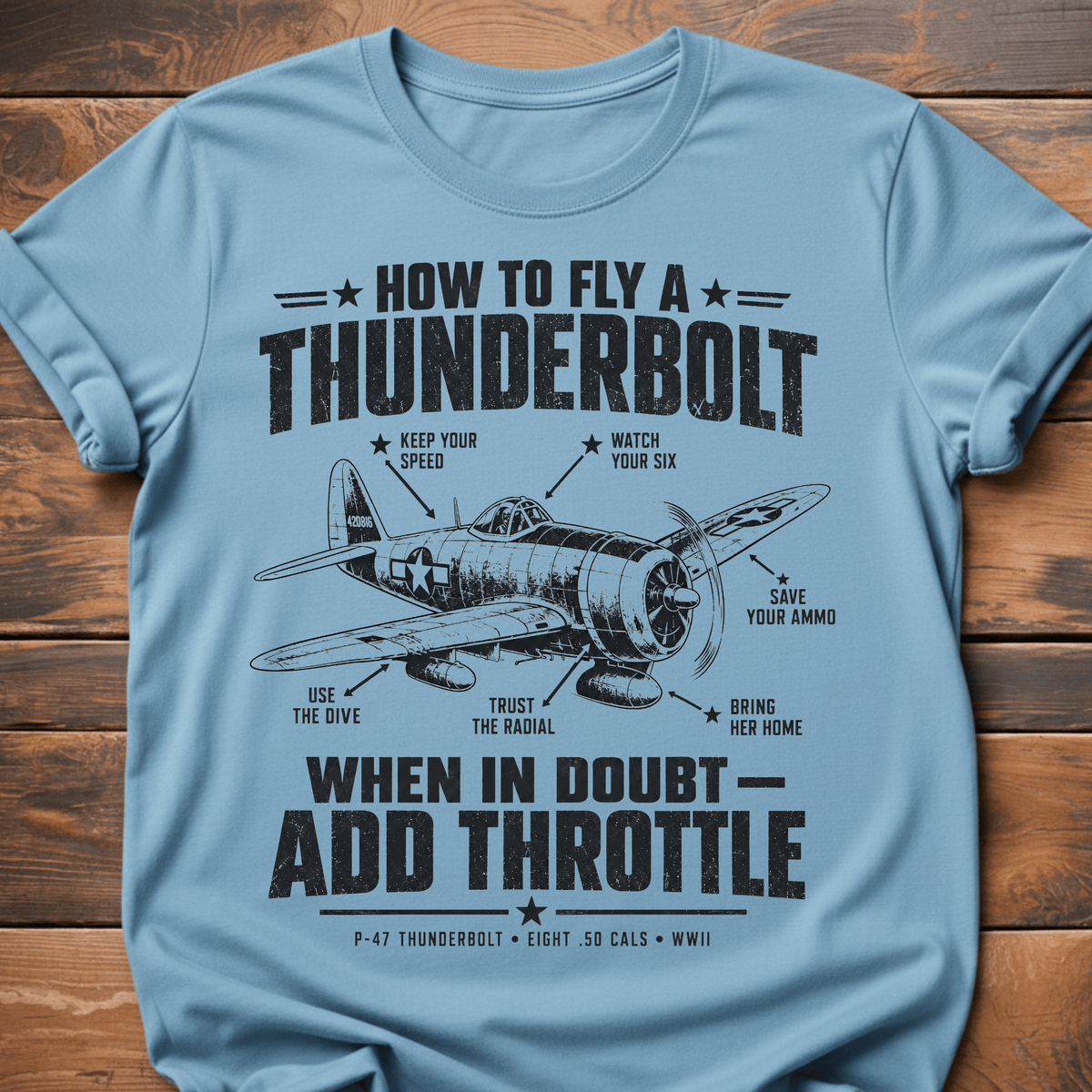 How To Fly A Thunderbolt T-Shirt