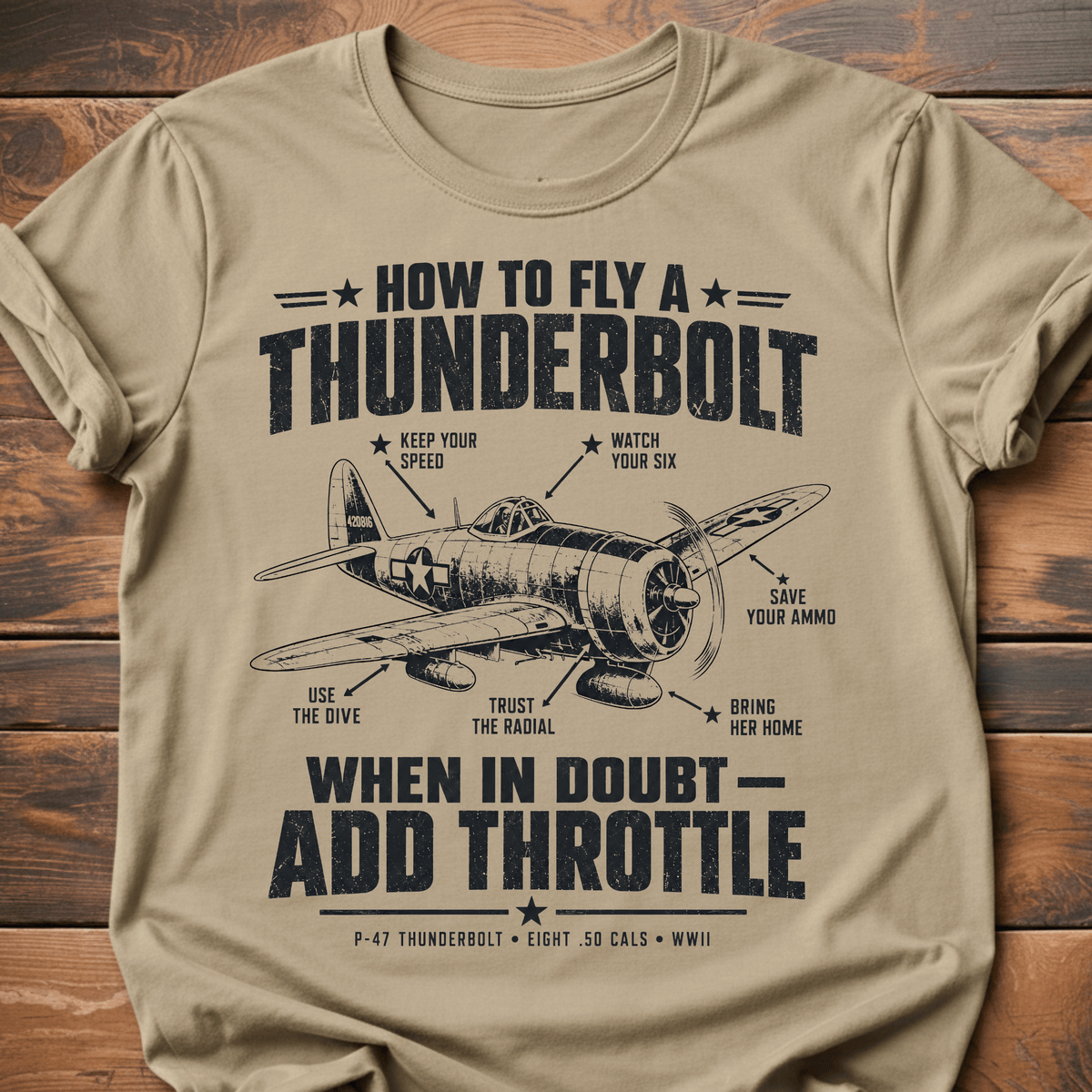 How To Fly A Thunderbolt T-Shirt