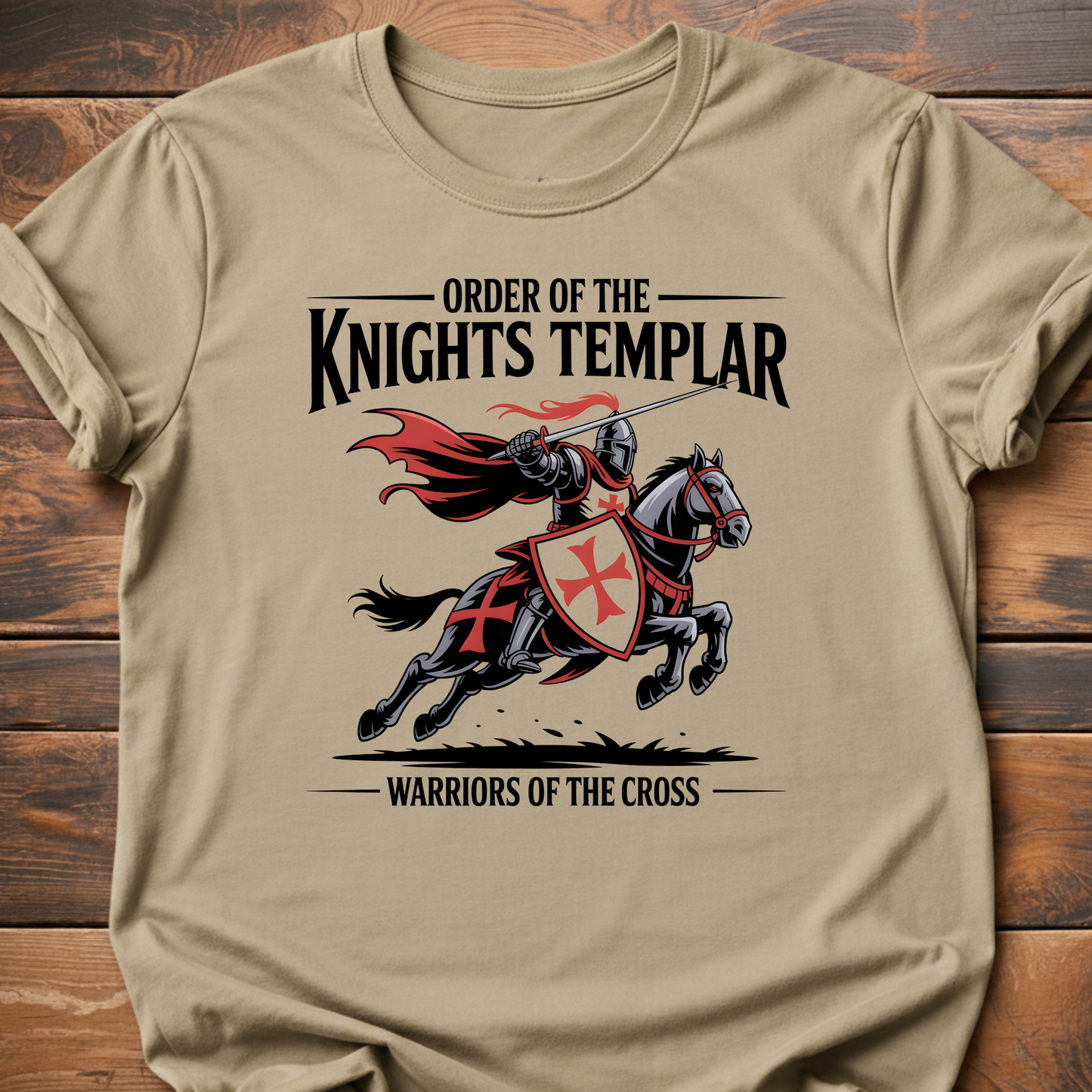 Order of the Knights Templar Warriors of the Cross T-Shirt