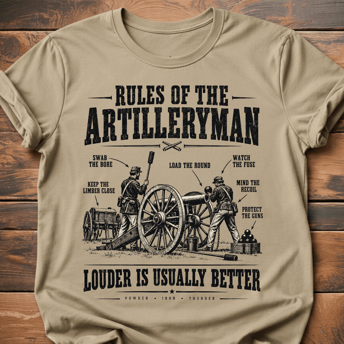 Rules of the Artilleryman T-Shirt